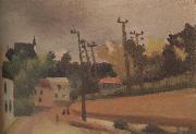 Henri Rousseau Sketch for View of Malakoff oil on canvas